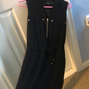 Black Shoulderless Dress